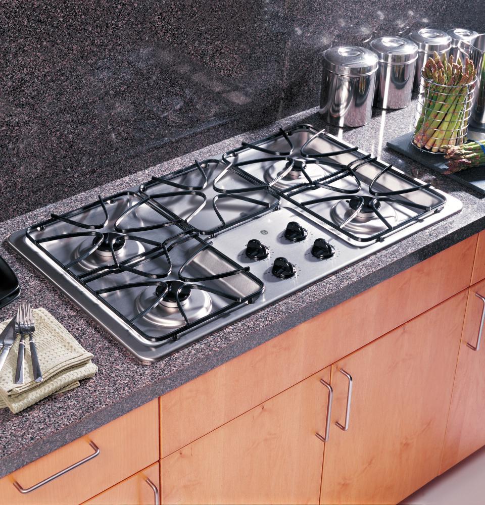 GE® 36" Built-In Gas Cooktop
