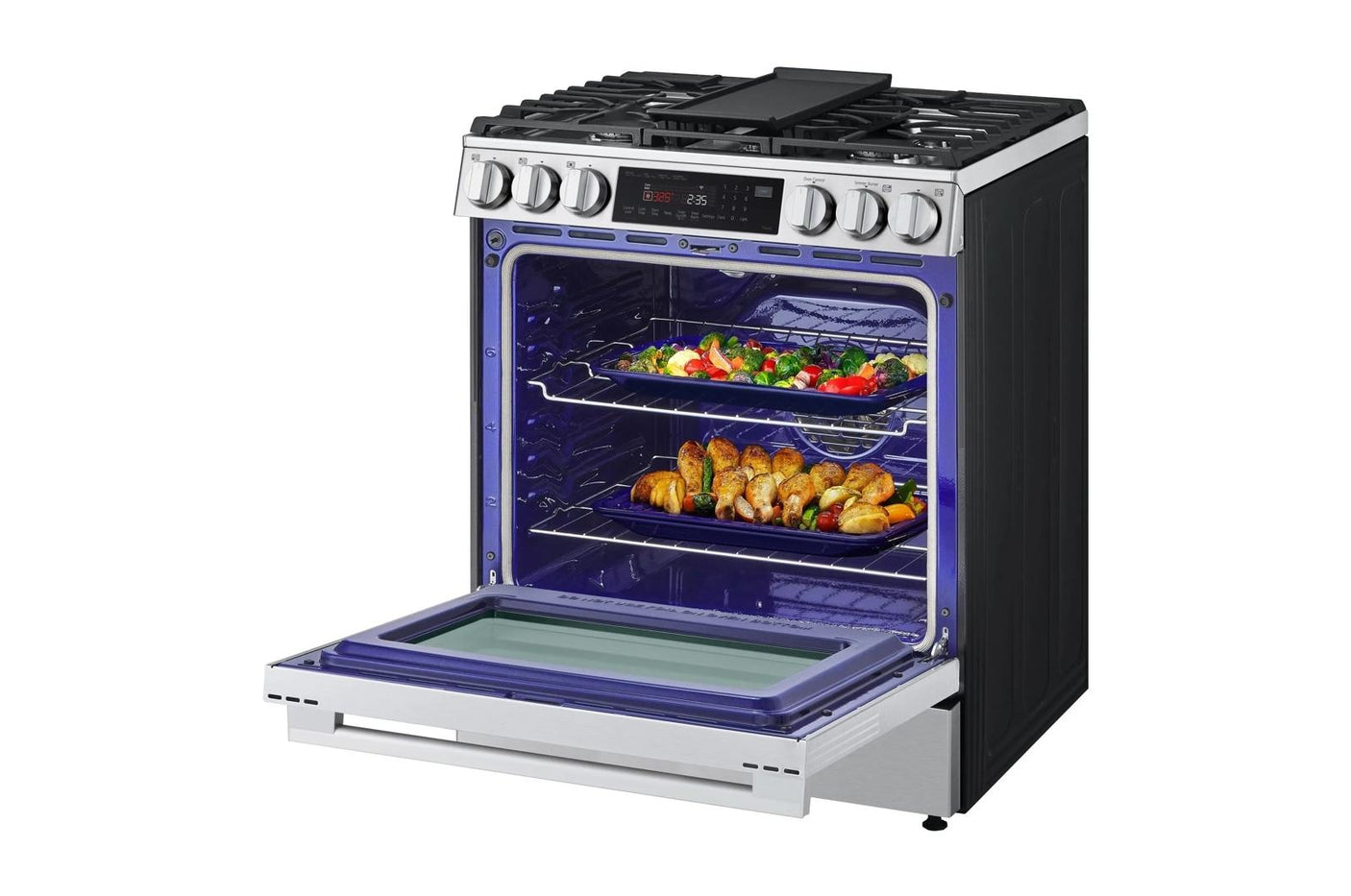 6.3 cu ft. Smart Gas Slide-In Range ProBake Convection® InstaView®, and Air Fry