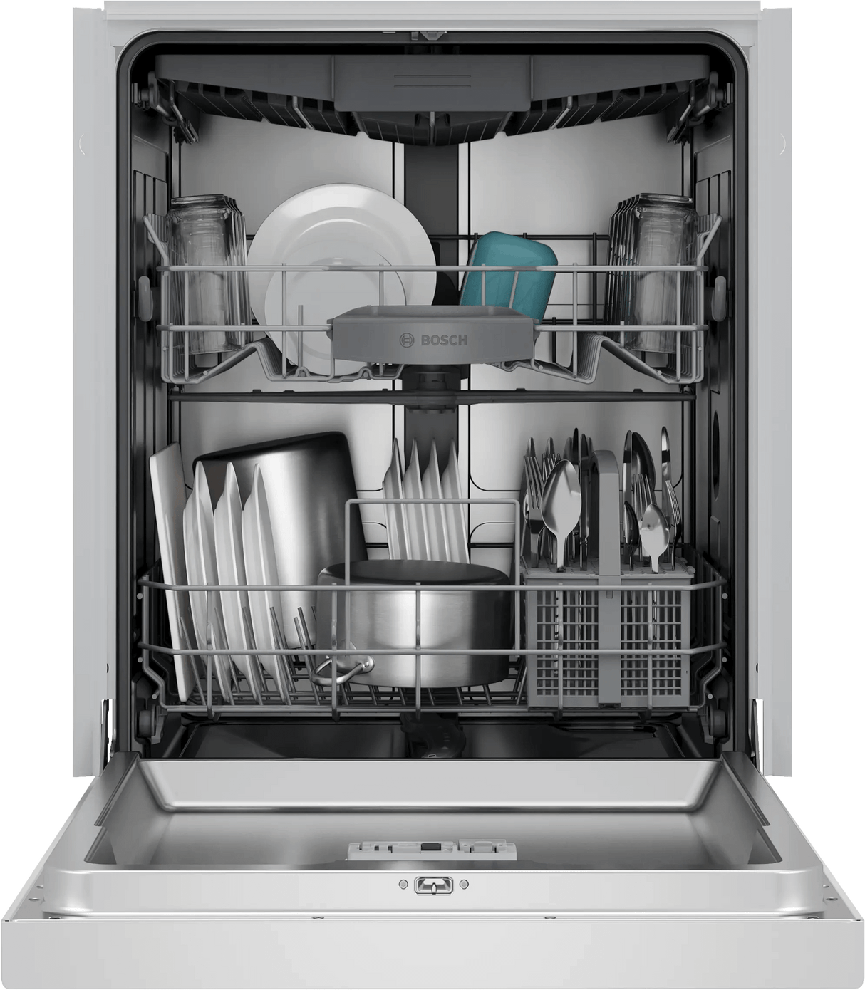 300 Recessed Handle, 48 dBA, Standard 3rd Rack, PureDry - WH