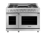 Gas Pro Range, Silver Stainless Steel, Natural Gas