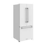 30 Inch Collection French Door Counter Depth Refrigerator With Ice Maker - White  Gordon Ramsay Series