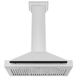 ZLINE 30 in. Autograph Edition Convertible Stainless Steel Range Hood with Stainless Steel Shell and Champagne Bronze Accents (KB4STZ-30-CB) [Color: Matte Black Accents]