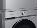 Bespoke 7.6 cu. ft. Ultra Capacity Electric Dryer with Super Speed Dry and AI Smart Dial in Silver Steel