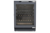 Wine fridge suitable for undercounter installation for wine tempering