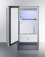 18" Wide Clear Icemaker