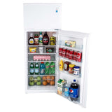 7.4 cu. ft. Apartment Size Refrigerator - Platinum with Black Cabinet / 7.4 cu. ft.