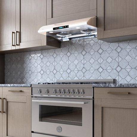 550 CFM 36" Filter Free Under Cabinet Range Hood White