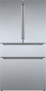 800 Series French Door Bottom Mount Refrigerator 36" Stainless steel (with anti-fingerprint)