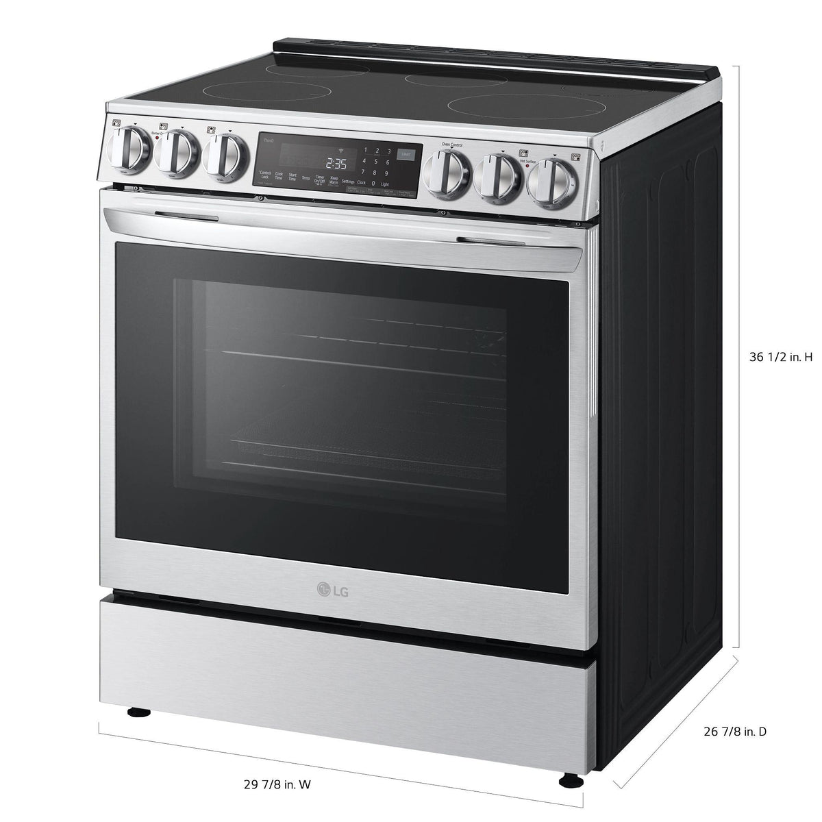 6.3 cu. ft. Smart Induction Slide-in Range with InstaView®, ProBake Convection®, Air Fry, and Air Sous Vide