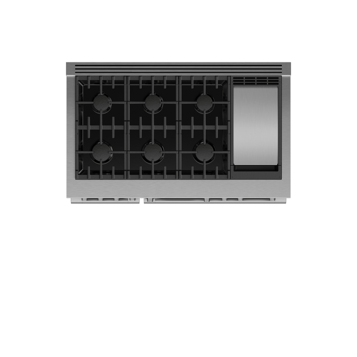 48" Series 9 Professional Dual Fuel 6 Burner with Griddle Range