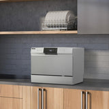 Danby 6 Place Setting Countertop Dishwasher in Silver
