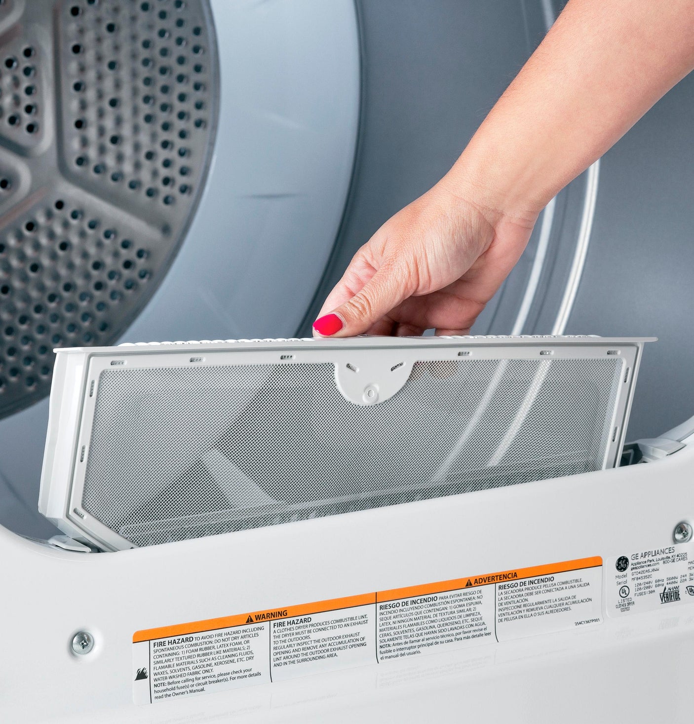 Hotpoint® 6.2 cu. ft. Capacity&#x00A0;&#x00A0;Electric&#x00A0;Dryer&#x00A0;with Up To 120 ft. Venting and Shallow Depth&#x200B;