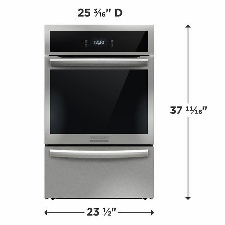 24" Single Gas Wall Oven with Air Fry
