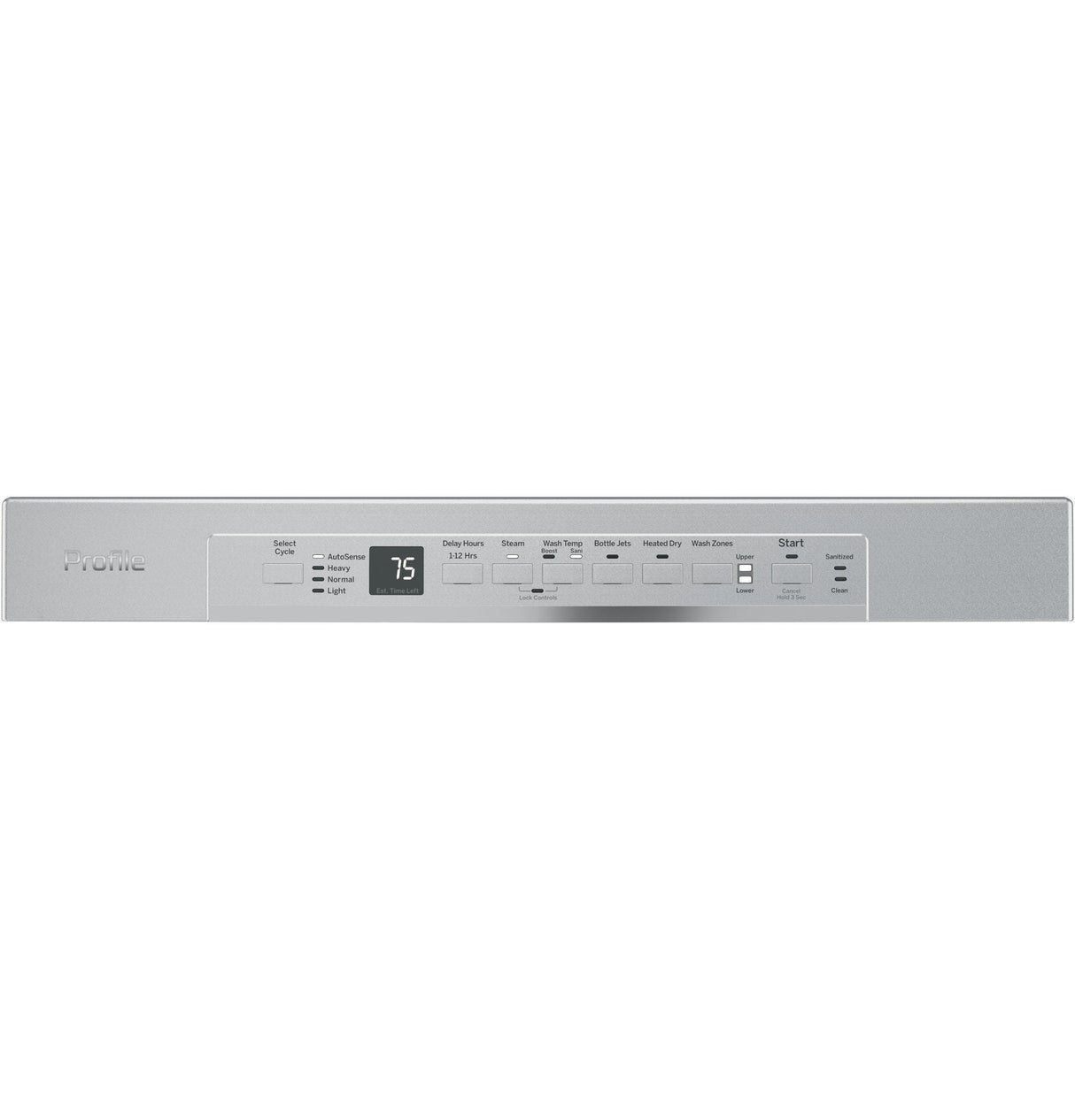 GE Profile™ Stainless Steel Interior Dishwasher with Front Controls