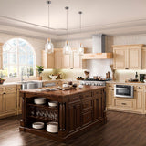 ZLINE 48 in. 1200 CFM Designer Series Wooden Wall Mount Range Hood in Butcher Block (681M-48)