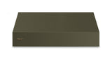 48"W. 18"H. Wall Hood (Finish: Martini, Trim: Brushed Brass)