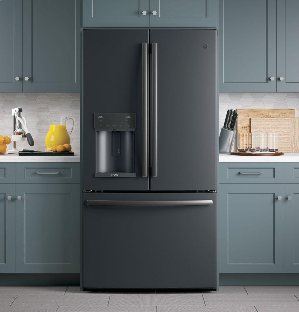 GE Profile™ Series ENERGY STAR® 27.7 Cu. Ft. French-Door Refrigerator with Hands-Free AutoFill