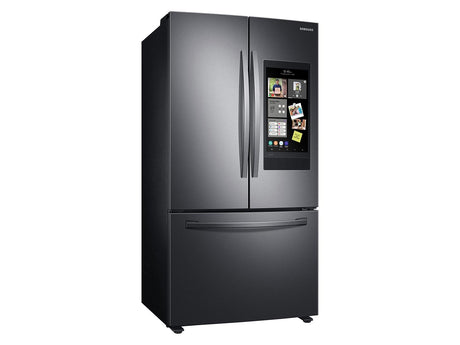 28 cu. ft. 3-Door French Door Refrigerator with Family Hub™ in Black Stainless Steel
