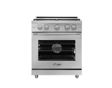 Gas Pro Range, Silver Stainless Steel, Natural Gas