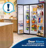 GE® 23.6 Cu. Ft. Counter-Depth Side-By-Side Refrigerator with Extra Tall Dispenser and In-Door Icemaker