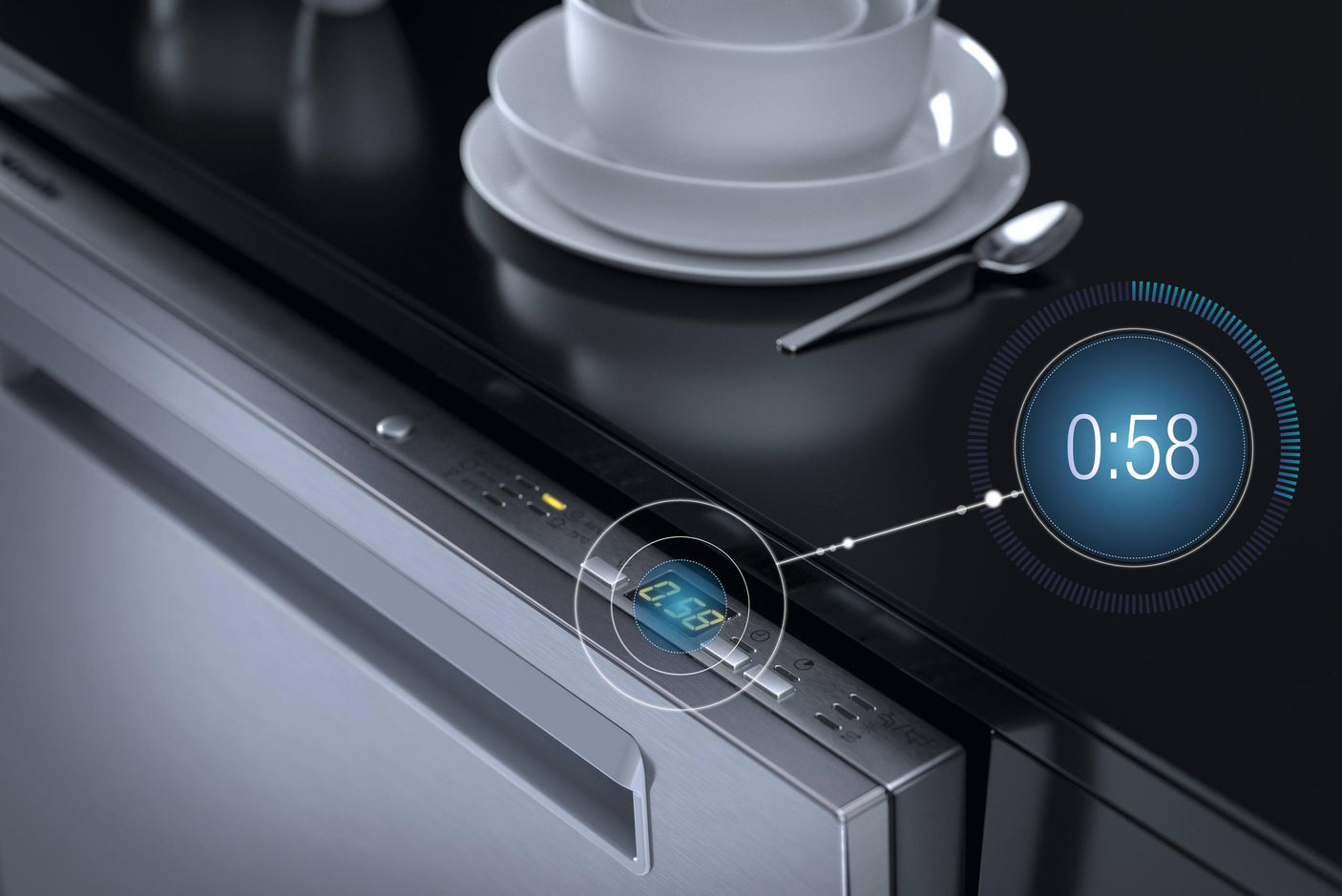 G 5266 SCVi SFP Active Plus Stainless Steel. - Fully-integrated, full-size dishwasher for optimum drying results thanks to AutoOpen drying.