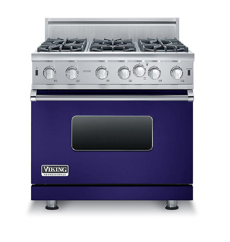 36" Open Burner Gas Range, Natural Gas