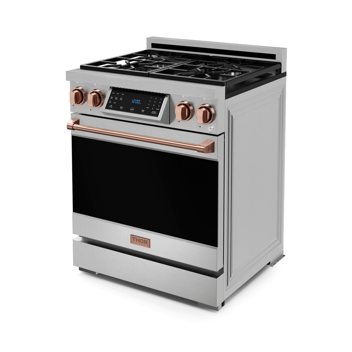 30 Inch Professional Gas Range With Tilt Panel Touch Control In Stainless Steel/rose Gold  Gordon Ramsay Series
