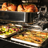 ZLINE 30" Autograph Edition Single Wall Oven with Self Clean and True Convection in Black Stainless Steel (AWSZ-30-BS) [Color: Gold]