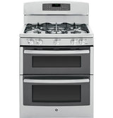 GE Profile™ Series 30" Free-Standing Gas Double Oven with Convection Range