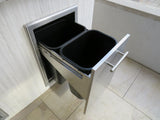 20in Stainless Steel Trash Roll Out Drawer