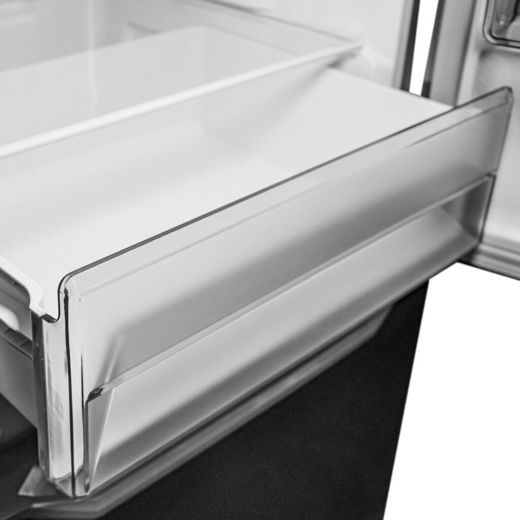 Danby 10.3 cu. ft. Bottom Mount Apartment Size Fridge in Stainless Steel Look