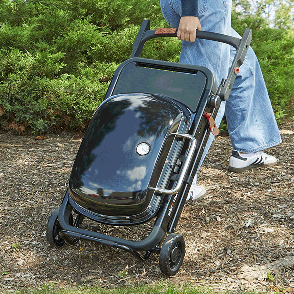 WEBER TRAVELER® COMPACT Portable Gas Grill - Black