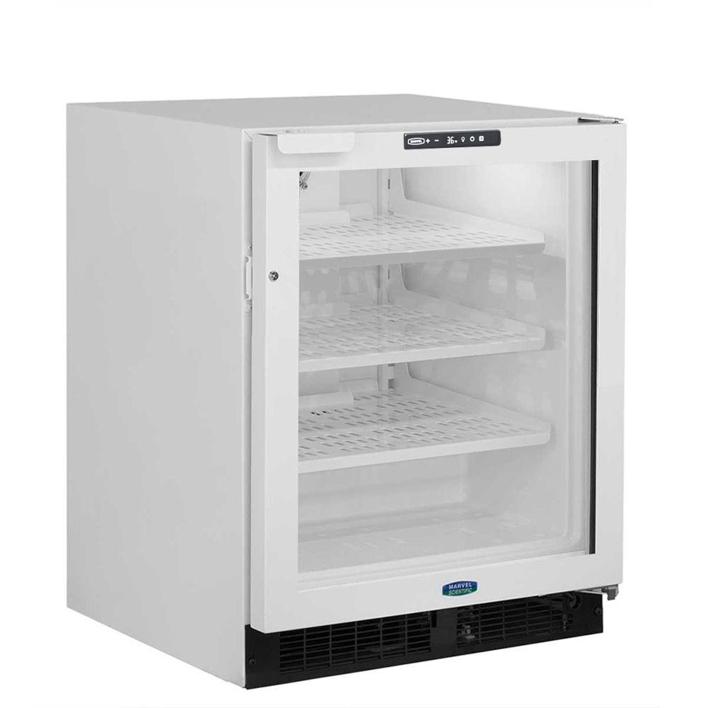 24 inch ADA Height General Purpose All-Refrigerator with Brightshield\u2122 - Yes, Door Style - White Frame Glass