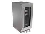 G5 Luxe 15"Premium Beverage Center, Glass Door- Factory Right (Adjustable) Hinge - Indoor/Outdoor Rated