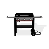 Slate® 28" Rust-Resistant Griddle (Natural Gas) - Black