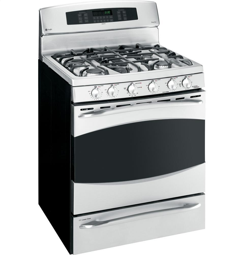 GE Profile 30" Free-Standing Gas Range with Baking Drawer