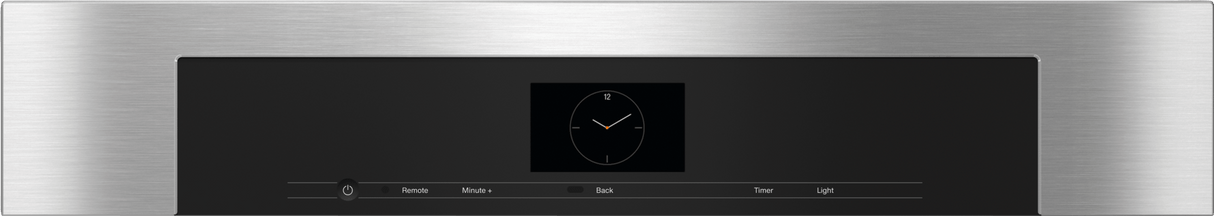 H 7570 BM Clean Touch Steel - 30" compact speed oven in a perfectly combinable design with automatic programs and combi modes.