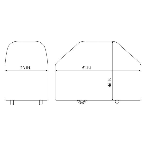 51" Premium PVC Polyester Cover