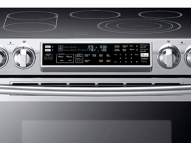 5.8 cu. ft. Slide-In Electric Range with Flex Duo™ in Stainless Steel