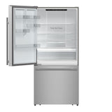 Forno Milano 2-Piece 62-Inch Freestanding Dual Bottom Freezer Refrigerator, Stainless Steel - 34.4 cu.ft, Touch Control, Ice Maker