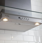 GE Profile™ Series 30" Wall-Mount Glass Canopy Chimney Hood