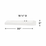 30" Overhead Range Hood