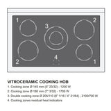 Verona VUFSEE365DSS 36 inch Ultima Double Oven Electric Range with 5 Radiant Elements, 4.1 cu. ft. Total Oven Capacity (Stainless Steel)