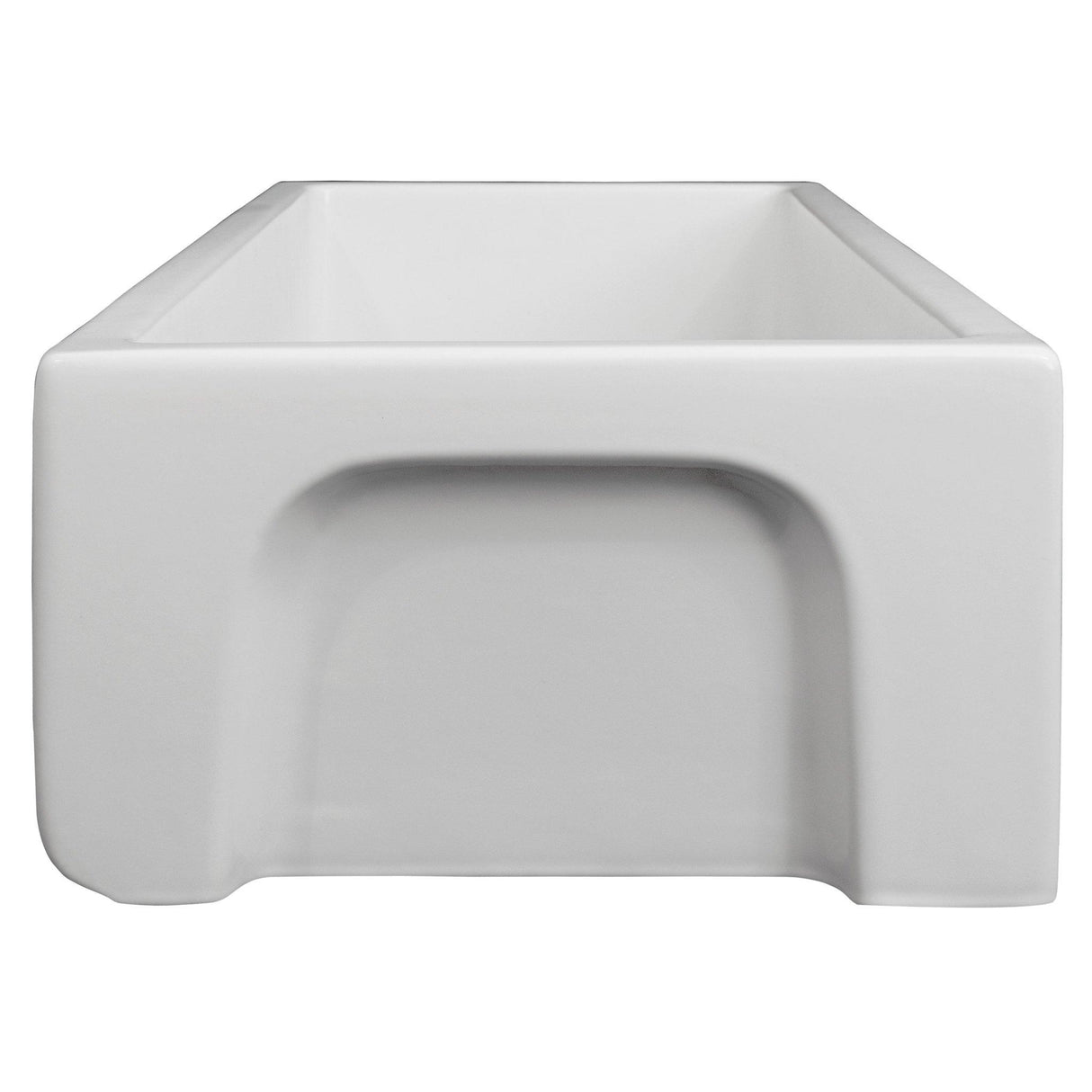 ZLINE 36" Venice Farmhouse Reversible Fireclay Sink (FRC5122) [Color: White Gloss]