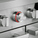 800 Series, Dual fuel freestanding range, 48'', Stainless steel
