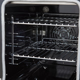 Forno Paolo 48 Inch Freestanding Electric Range, Stainless Steel, 6.7 cu.ft, True Convection Oven, Energy Efficient