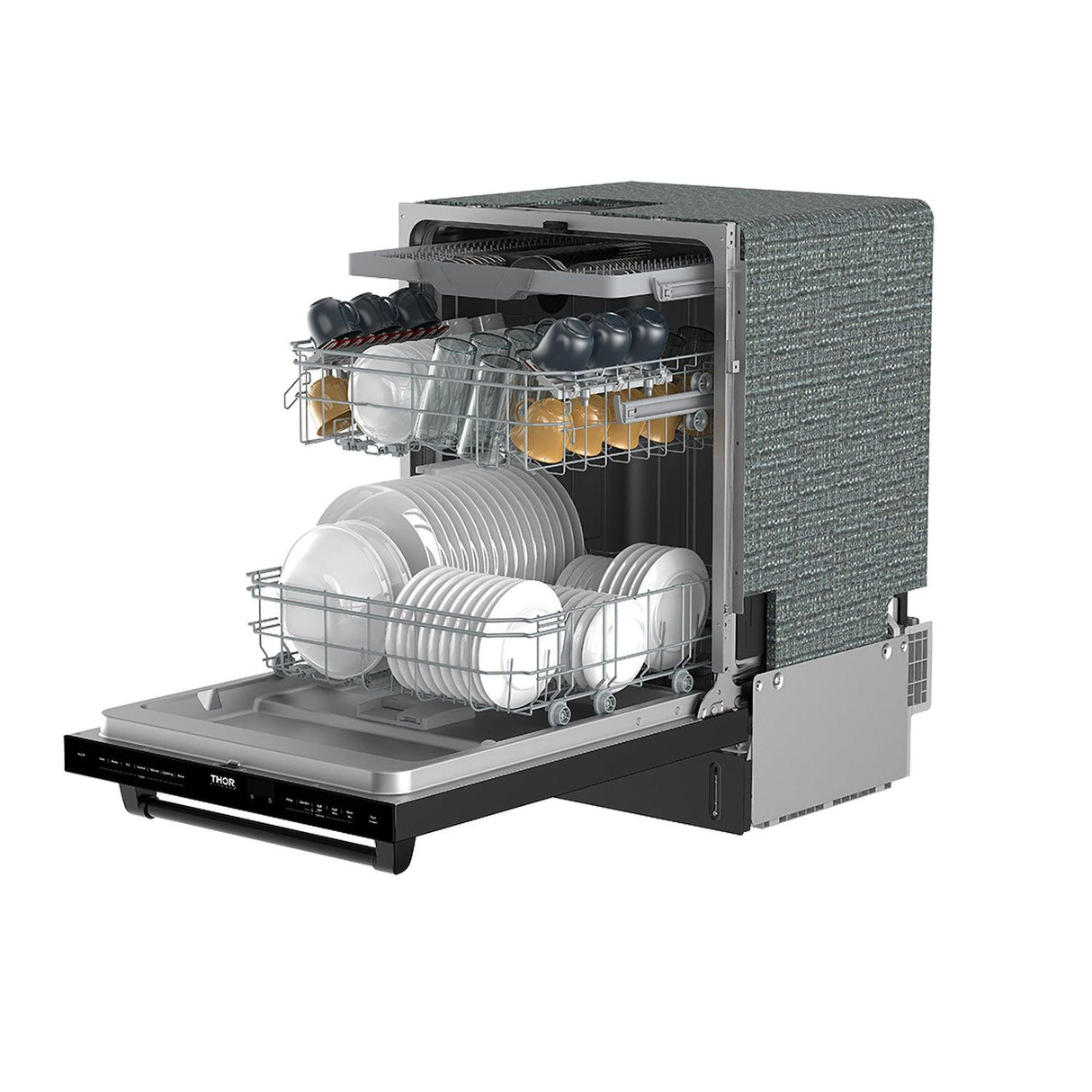 24 Inch Top Control Built-in Dishwasher In Black