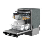 24 Inch Top Control Built-in Dishwasher In Black