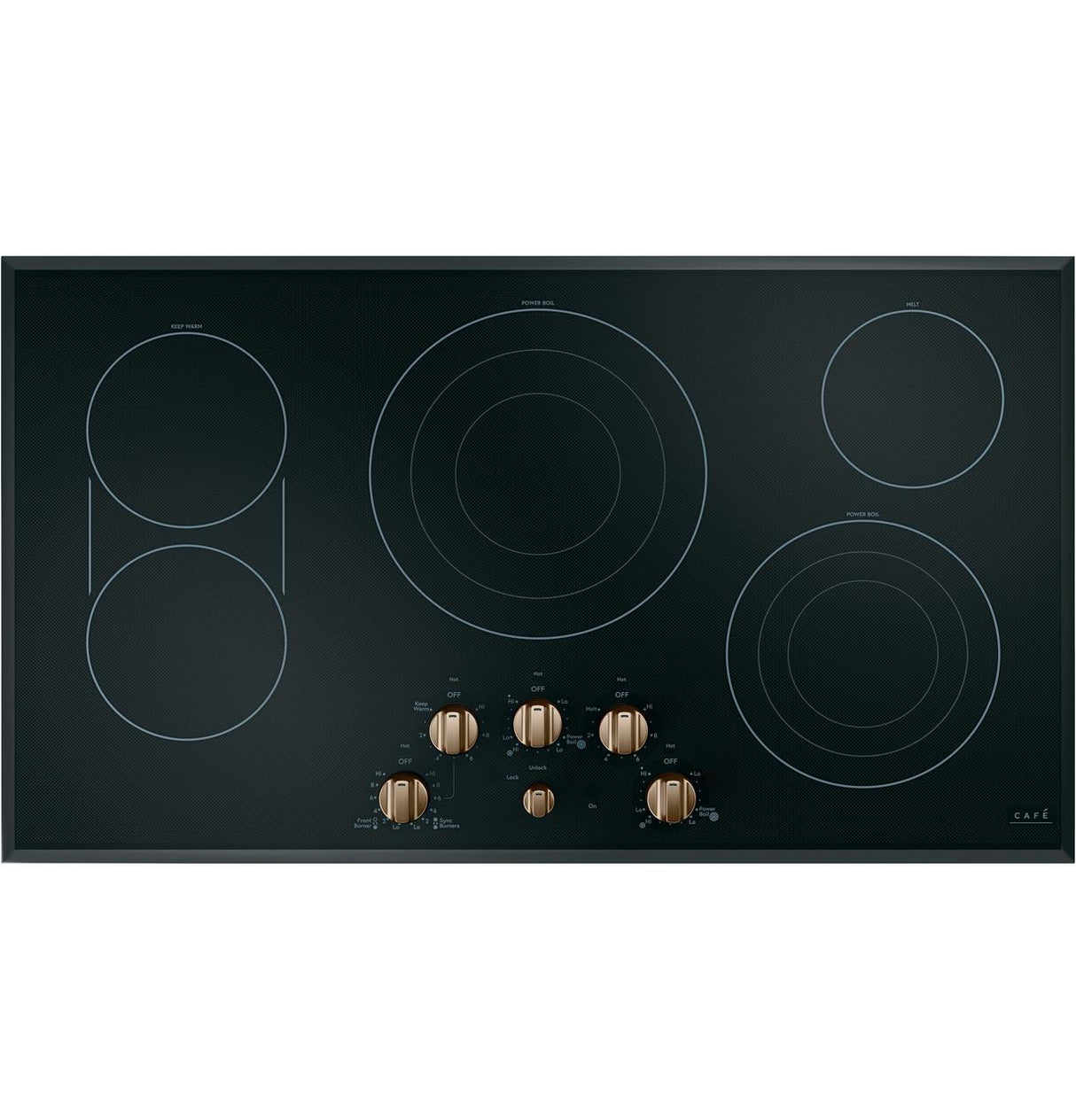 Café™ 36" Knob-Control Electric Cooktop