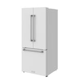 30 Inch Collection French Door Counter Depth Refrigerator With Ice Maker - White  Gordon Ramsay Series